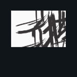 Japandi Black and white abstract wall art<br><div class="desc">I love the abstract and minimalist style. Wall art wrapped canvas with offset brush strokes create a visual appeal that's perfect as an accent piece for the mod space. Display it over your bed, living room or entry way. SImple, chic and a Japandi style..</div>