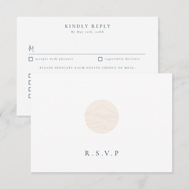 Japandi landscape meal choices RSVP (Front/Back)