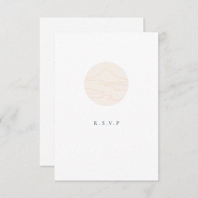 Japandi meal choices RSVP (Front/Back)