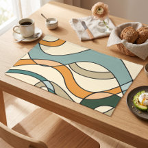 Japandi Minimalist Mustard Sage Boho Abstract