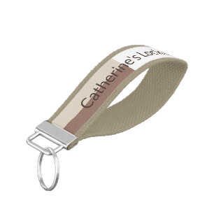 Japandi Moon Wrist Keychain