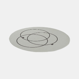 Japandi sea life coastal beige neutral monochrome outdoor rug