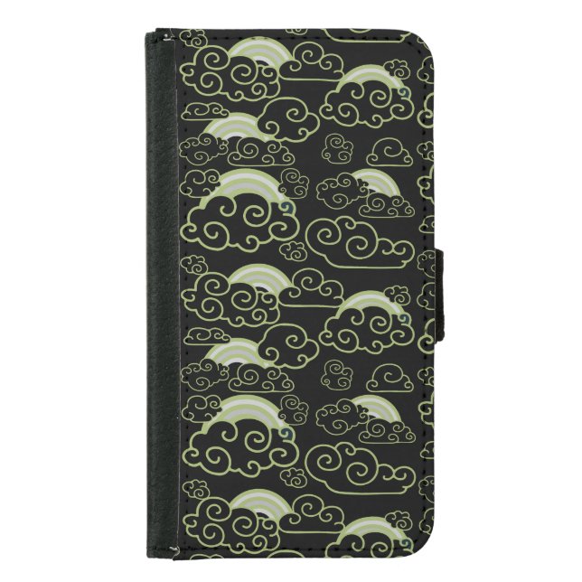 Japandi Style Home Decor Samsung Galaxy Wallet Case (Front)