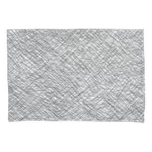 Japandi texture style simple lines scribble pillow case