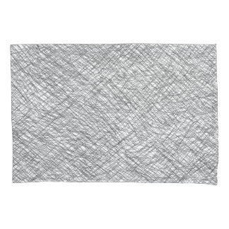 Japandi texture style simple lines scribble pillow case