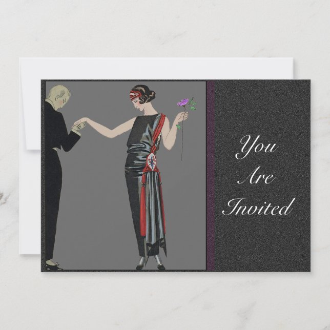 Japanese 1920's Style Invites (Front)