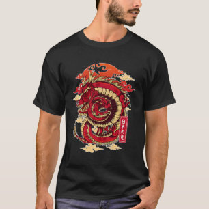 Japanese Aesthetic Dragon Tokyo Japan Asian 80€™S T-Shirt