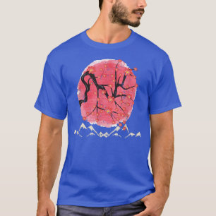 Japanese Aesthetic Sakura Blossom Pink Flower Cher T-Shirt