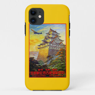 Japanese Air Transport with Pagoda iPhone 11 Case