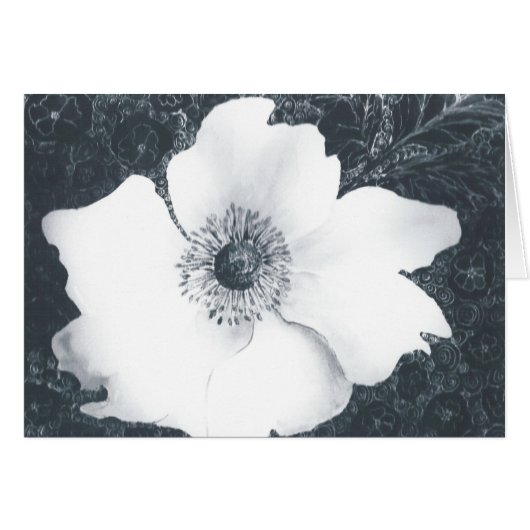 Japanese Anemone. Cards (Front Horizontal)