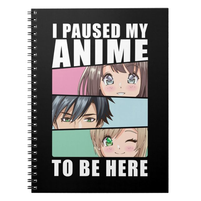 Japanese Anime Girl Manga Comic Otaku Notebook (Front)