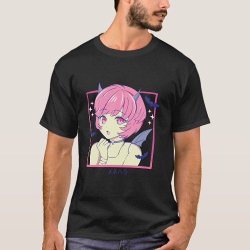 Japanese Anime Girl Punk Evil Shirt Pastel Menhera