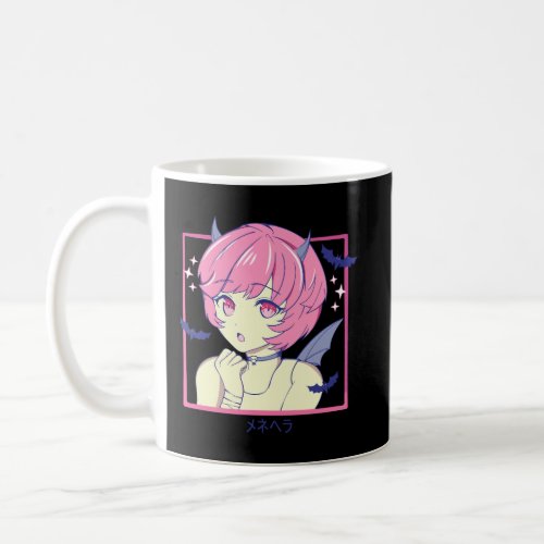 Japanese Anime Girl Punk Evil Shirt Pastel Menhera Coffee Mug