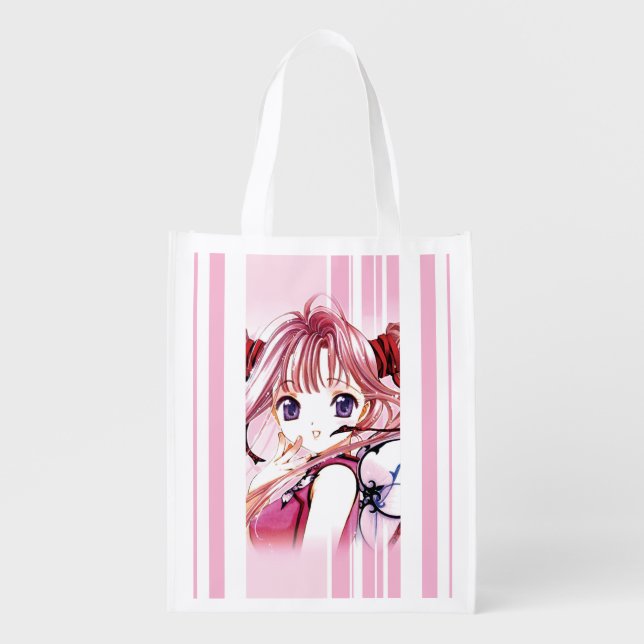 Japanese anime grocery bag (Front)