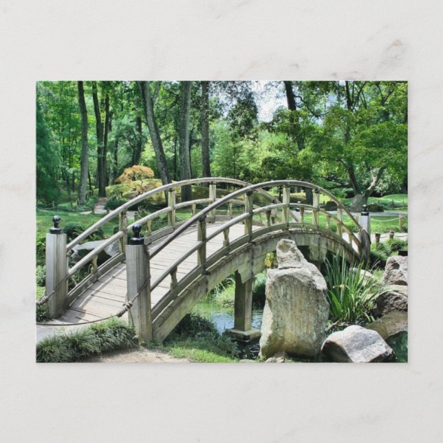 Japanese arch bridge postcard (Front)