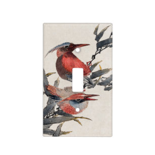Japanese Art 19th Century Birds Light Switch Cover