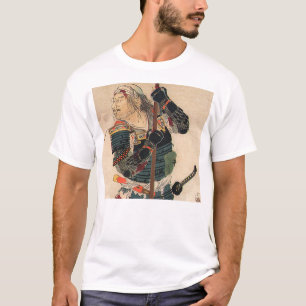 Japanese Art - A Samurai With Full Battle Armor T-Shirt