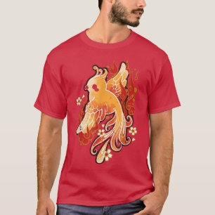 Japanese Art Birds kawaii sakura sakura Tree Bloss T-Shirt
