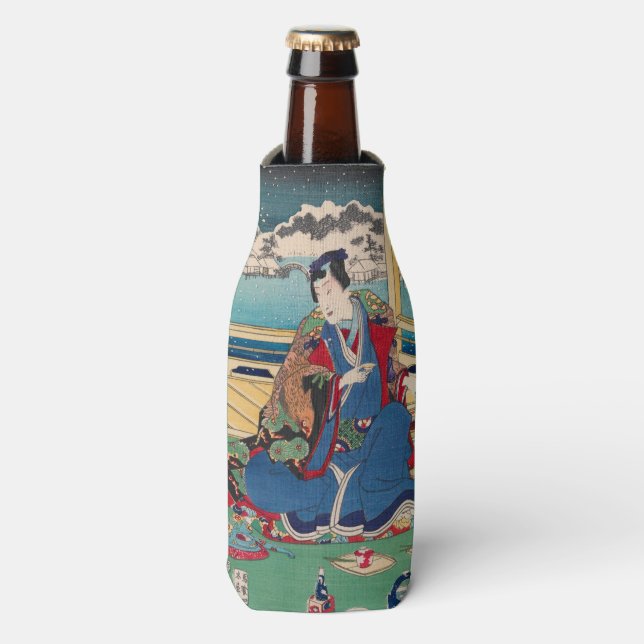 Japanese Art bottle cooler (Bottle Front)