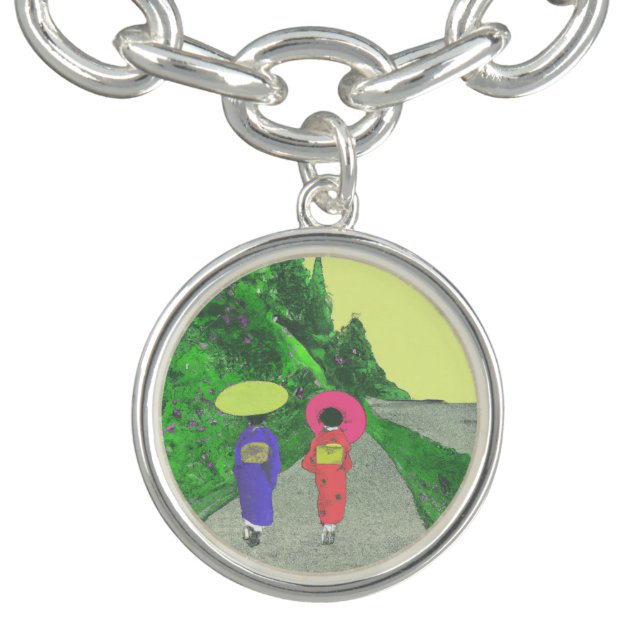 Japanese Art Bracelet Beautiful Jewelry Gift  (Design)