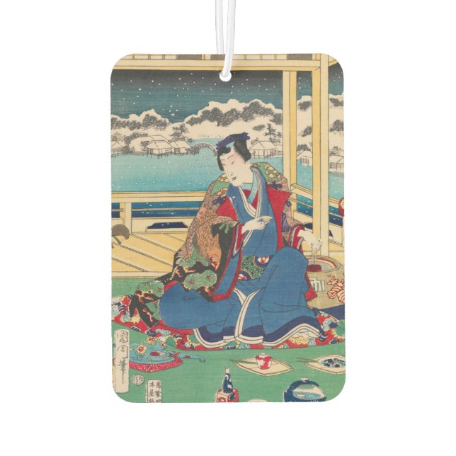 Japanese Art car air freshner Freshener (Back)