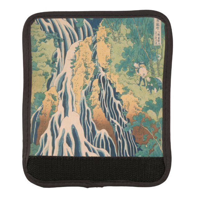 Japanese Art custom luggage handle wrap (Front)