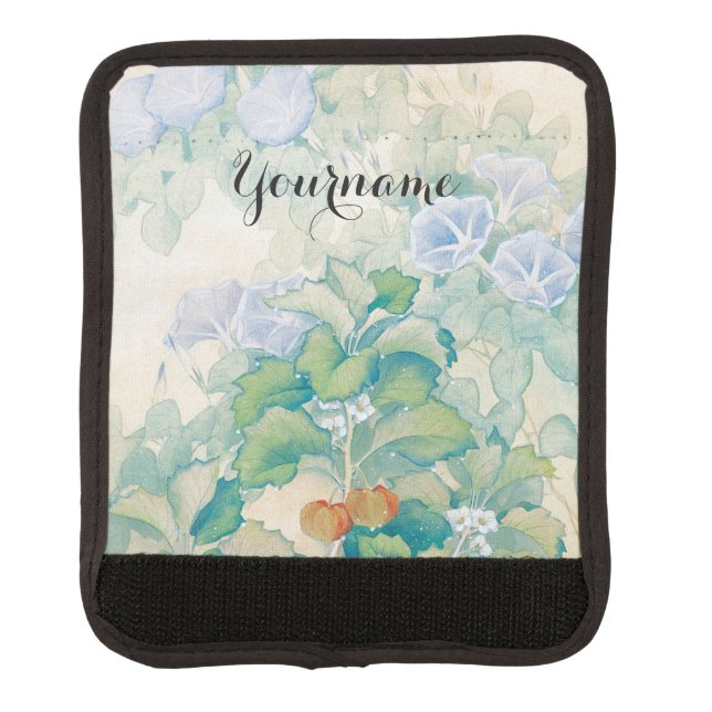 Japanese Art custom luggage handle wrap (Front)