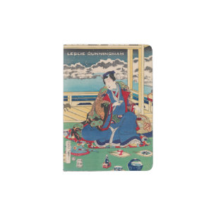 Japanese Art custom name passport cover