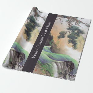 Japanese Art custom wrapping paper