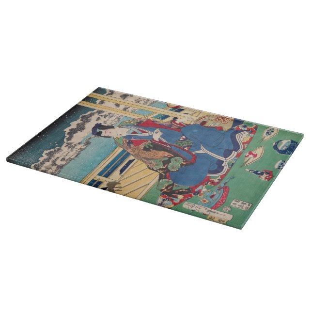 Japanese Art cutting board (Corner)