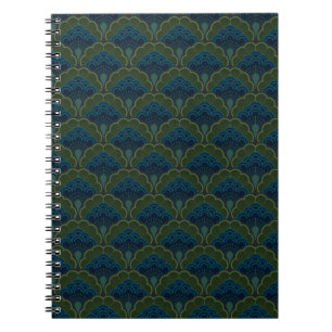 Japanese art deco style_Deep Forest Notebook