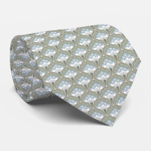 Japanese art deco style_Earth Neck Tie