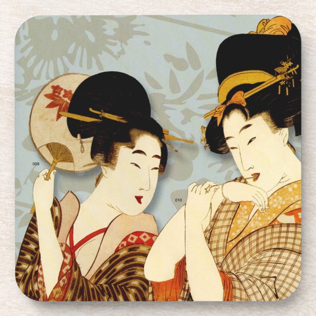 Japanese Art  Design Coasters (Front)