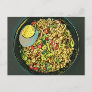Japanese Art For Food Lovers Postcard