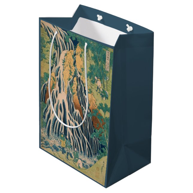 Japanese Art gift bag (Back Angled)
