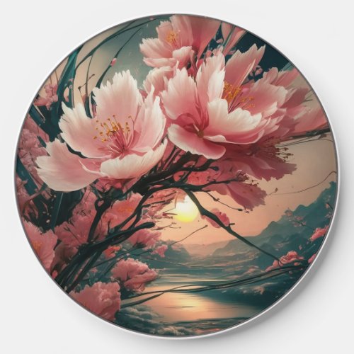 Japanese Art Inspired Blossom Wireless Charger