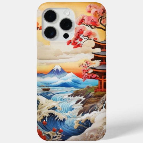 Japanese Art iPhone Case 15 Pro Max Kanagawa 