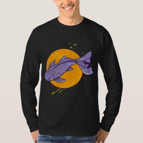 Japanese Art Koi Fish Carp  T_Shirt