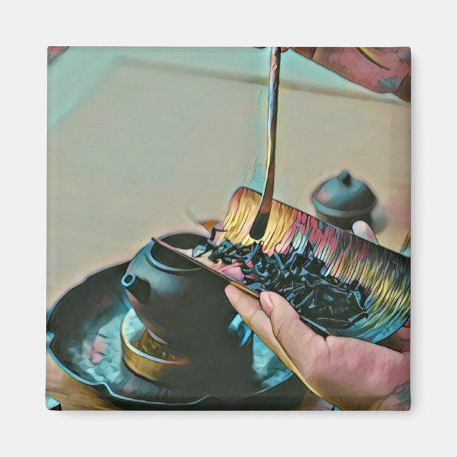 Japanese art lover magnet (Front)