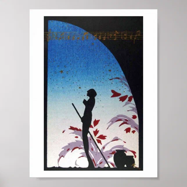 JAPANESE Art Music Vintage Poster | Zazzle