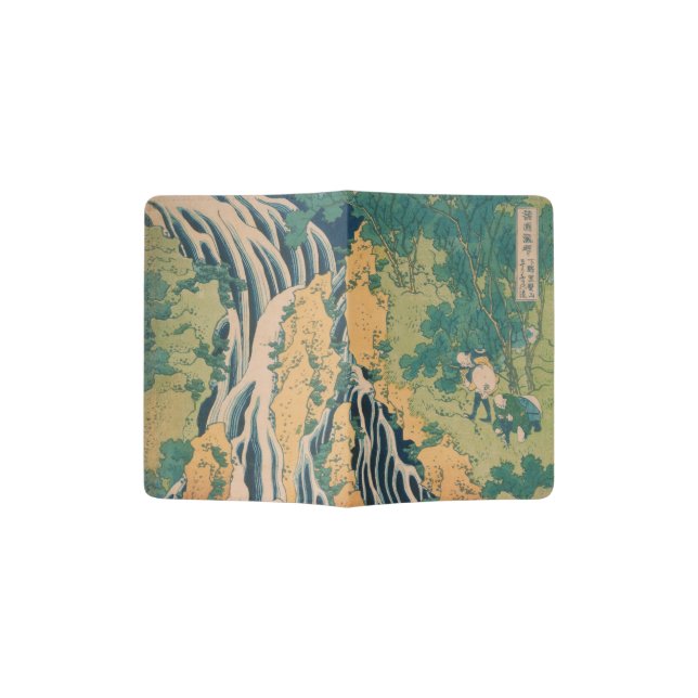 Japanese Art passport cover (Opened)