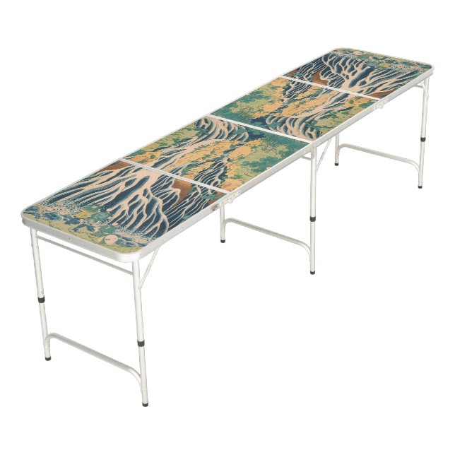 Japanese Art ping pong table (Angled)