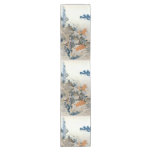 Japanese art table runner. short table runner