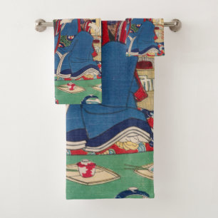 Japanese Art towel set