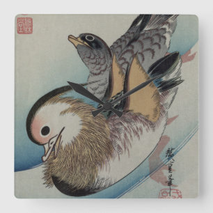 Japanese Art wall clock