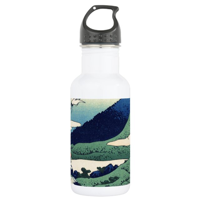 JAPANESE ART WORK STAINLESS STEEL WATER BOTTLE (Front)