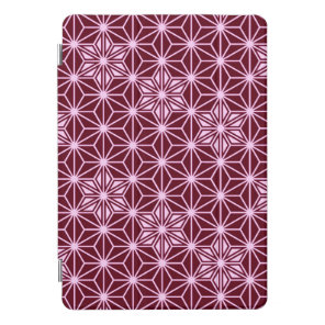 Japanese Asanoha pattern - burgundy iPad Mini Case