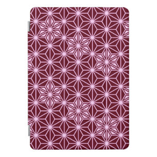 Japanese Asanoha pattern - burgundy iPad Mini Case