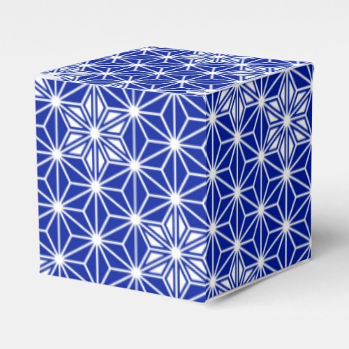 Japanese Asanoha pattern _ cobalt blue Favor Boxes