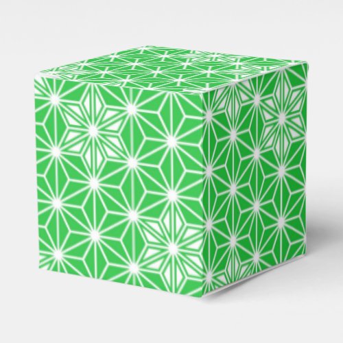 Japanese Asanoha pattern _ jade green Favor Boxes